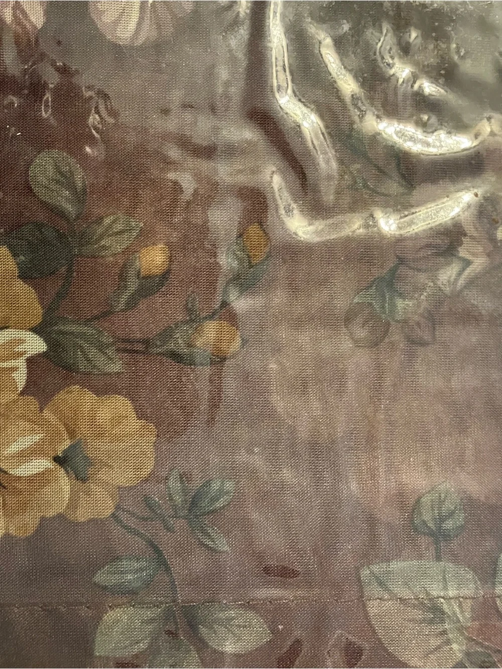2 Floral Curtain Panels